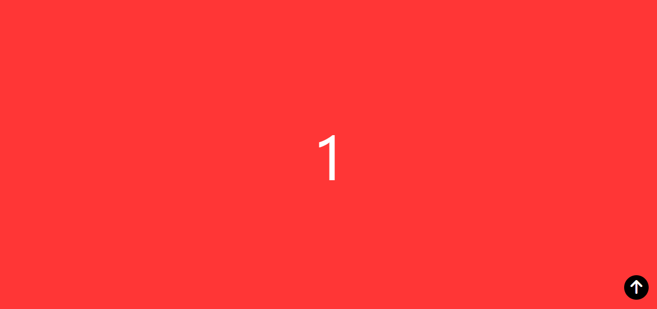 Back To Top Using JS